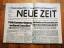 DDR Zeitung Tageszeitung Neue Zeit Zentr