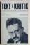 Text + Kritik ; 31/32 : Walter Benjamin - Arnold, Heinz Ludwig [Hrsg.]