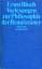 Ernst Bloch: Vorlesungen zur Philosophie