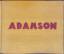 O Jacobsson: ADAMSON  ;  3 x  60 Bildser