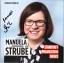 Manuela Strube: Signierter Wahlkampfflye