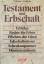 gebrauchtes Buch – Drewes, Theo; Hollender – Testament und Erbschaft – Bild 2