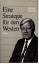 Helmut Schmidt: Eine Strategie für den W