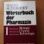 Auterhoff Harry: Wörterbuch der Pharmazi