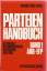 Parteien-Handbuch - Die Parteien der Bundesrepublik Deutschland  2 Bände  1945-1980 / AUD bis EFP und FDP-WAV - Stöss, Richard