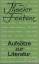 Theodor Fontane: Aufsätze zur Literatur