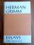 Herman Grimm: Essays. Eine Auswahl. . Ei