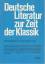 Conrady, Karl O: Deutsche Literatur zur 