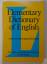 Elementary Dictionary of English