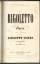 antiquarisches Buch – Giuseppe Verdi – Rigoletto. Opera del Maestro Giuseppe Verdi. Per Canto con accompagnamento dé Piano forte. [= L. E. 1345.] – Bild 2