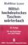 Mittelhochdeutsches Taschenwörterbuch - Lexer, Matthias