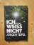 Jürgen Teipel: Ich weiß nicht : Roman