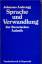 Johannes Anderegg: Sprache und Verwandlu