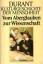 Will Durant: Kulturgeschichte der Mensch