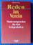 Günter Georg: Reden im Verein - Musteran