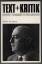 Text + Kritik [Sonderband]. Theodor W. Adorno - Arnold, Heinz Ludwig [Hrsg.]