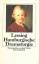 Lessing, Gotthold Ephraim: Hamburgische 