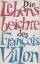 Francois Villon: Die Lebensbeichte Franz