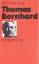 Bernhard Sorg: Thomas Bernhard