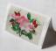 Postkarte mit Stoff - Hagebutte [Blumenk