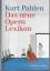 Kurt Pahlen: Das neue Opern-Lexikon