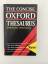 The Concise Oxford thesaurus