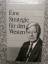 Helmut Schmidt: Eine Strategie für den W