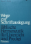 Kurt Frör: Wege zur Schriftauslegung - B