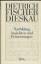 Dietrich FISCHER-DIESKAU: Nachklang.    