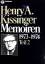 Kissinger, Henry A.: Memoiren 1973 - 197