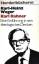 Heinz Weger, Karl: Karl Rahner: Eine Ein