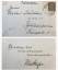 August Mackensen: Postkarte (Danksagung)
