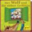 Pixi Bücher:  Der Wolf und die sieben Geißlein ( Pixi Serie 161 - Nr. 1441 ) - Brüder Grimm, Sandra Ladwig & Stefanie Pfeil