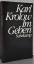 Karl Krolow: Im Gehen. Karl Krolow: Im Gehen.