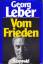 Georg Leber: Vom Frieden