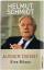 Helmut Schmidt: Ausser Dienst : eine Bil