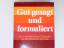 Readers Digest Verlag: Gut gesagt und fo