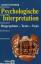 Jochen Fahrenberg: Psychologische Interp Jochen Fahrenberg: Psychologische Interp