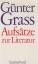 Günter Grass: Aufsätze zur Literatur.