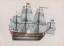 Postkarte: Ingermanland Linienschiff