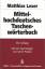 Mittelhochdeutsches Taschenwörterbuch 38. Auflage - Lexer, Matthias