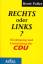 Horst Poller: Rechts oder Links?: Nieder