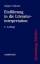 Jürgen Schutte: Einführung in die Litera