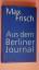 Frisch, Max; Unser, Margit; ; [Hrsg.]: S