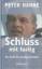 Peter Hahne: Schluss mit lustig! - das E