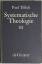 Paul Tillich: Systematische Theologie: S