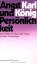 Karl König: Angst und Persönlichkeit