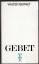 Walter Bernet: Gebet