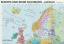 Landkarte Europa in deutscher und arabis