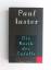 Paul Auster: PAUL AUSTER - Die Musik des